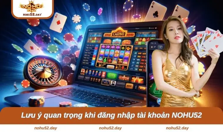 Lưu ý quan trọng khi đăng nhập tài khoản NOHU52